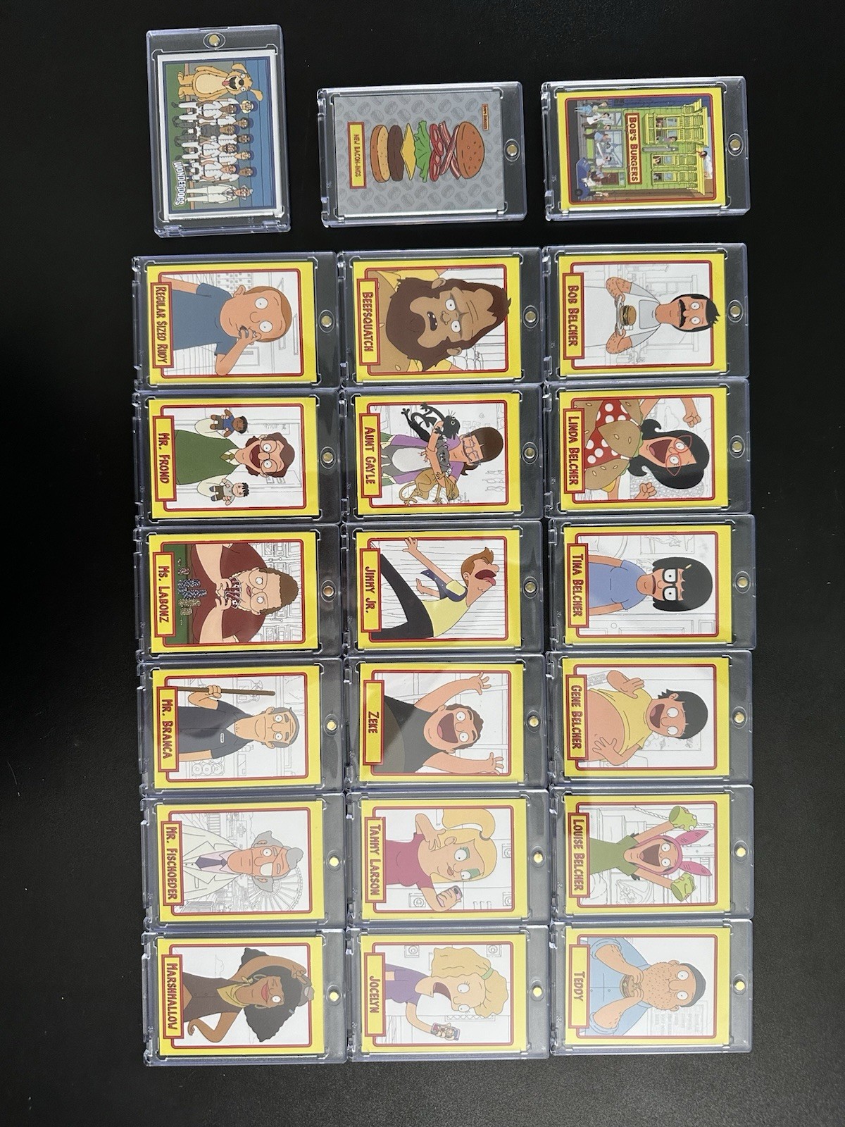 RSVLTS Bob's Burgers 21-Card Non-Sport Trading Card Lot RSVLTS Bob's Burgers 21-Card Non-Sport Trading Card Lot