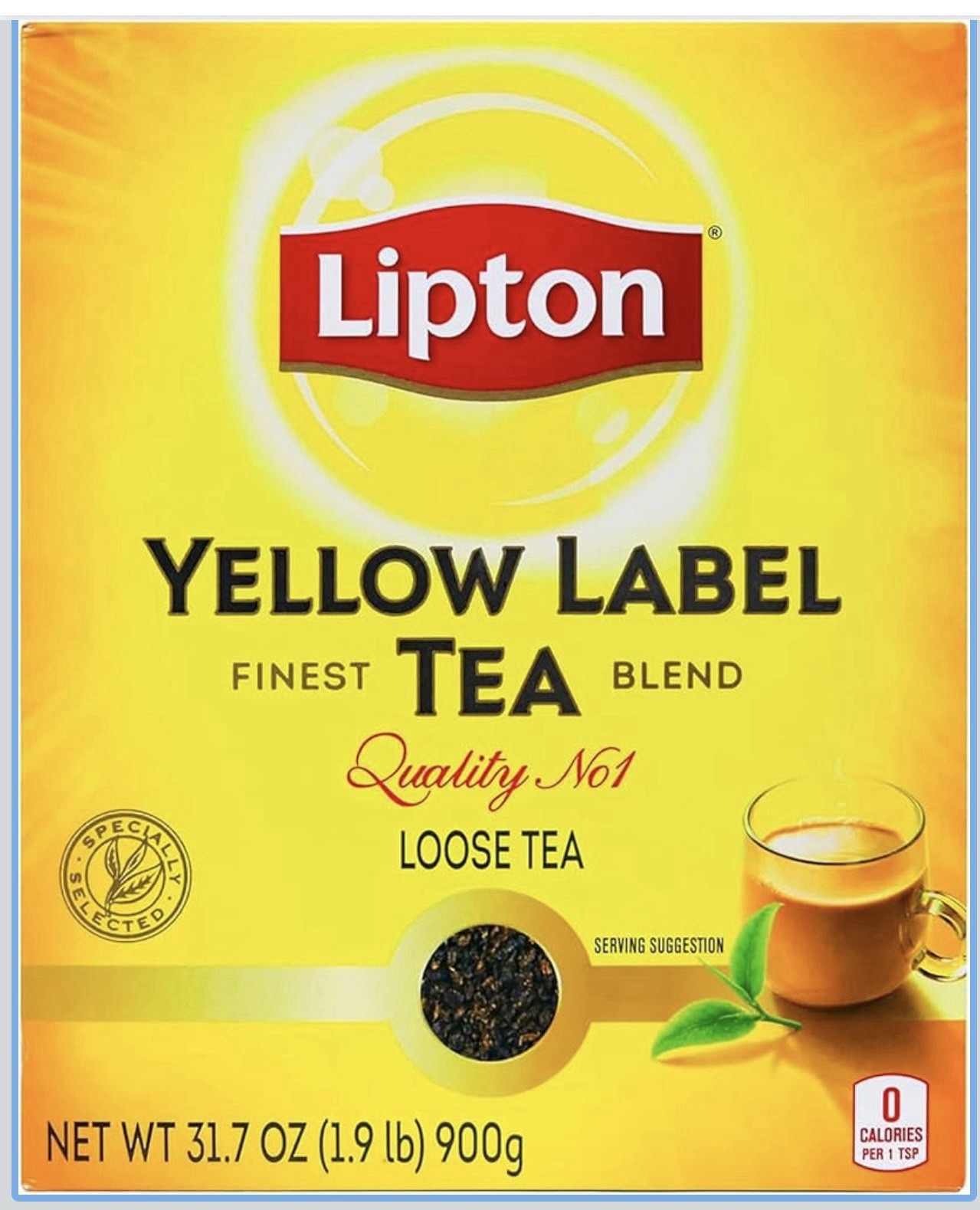 Lipton Yellow  Tea | Loose Leaf Black Tea | International Blend | Premium 900g