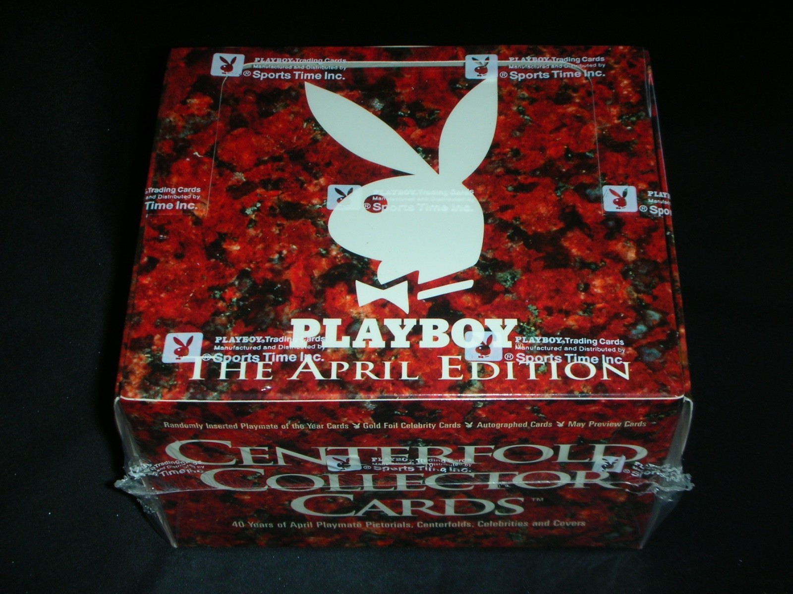 Playboy April Edition Centerfold Collector Box