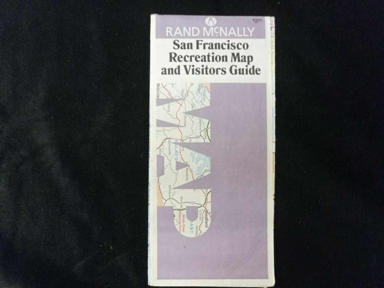 Vintage 1990s San Francisco Recreation Map and Visitor Guide, Rand McNally Vintage 1990s San Francisco Recreation Map and Visitor Guide, Rand McNally