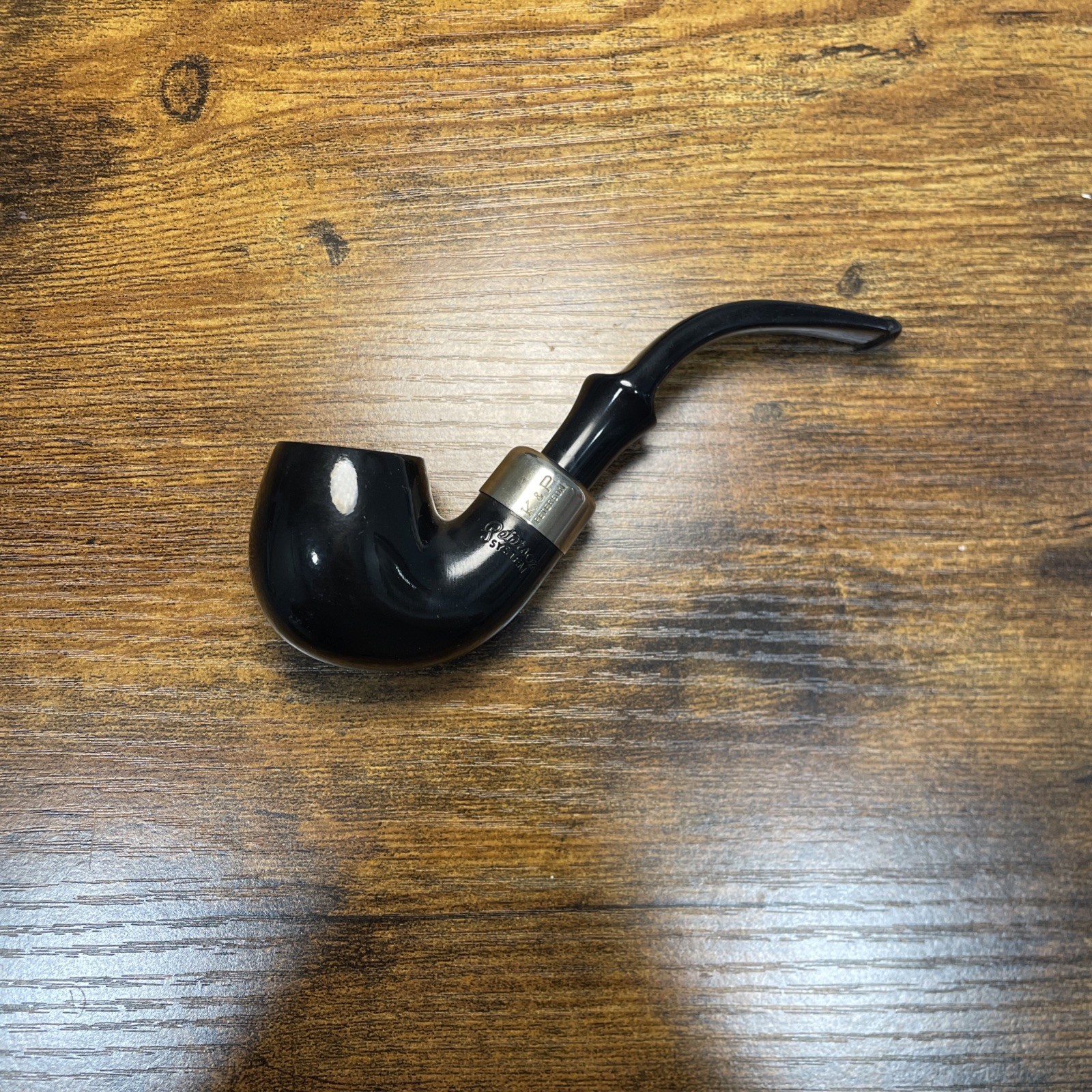 UNSMOKED Vintage Peterson Standard System (317) Fishtail K & P Smoking Pipe 
