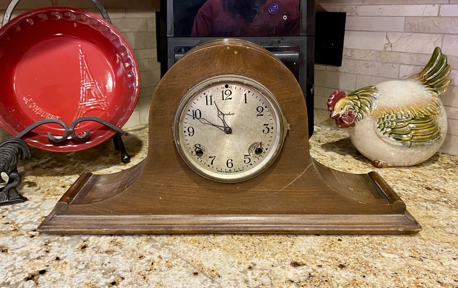 Antique Ingraham Mantle Clock - AS IS Antique Ingraham Mantle Clock - AS IS