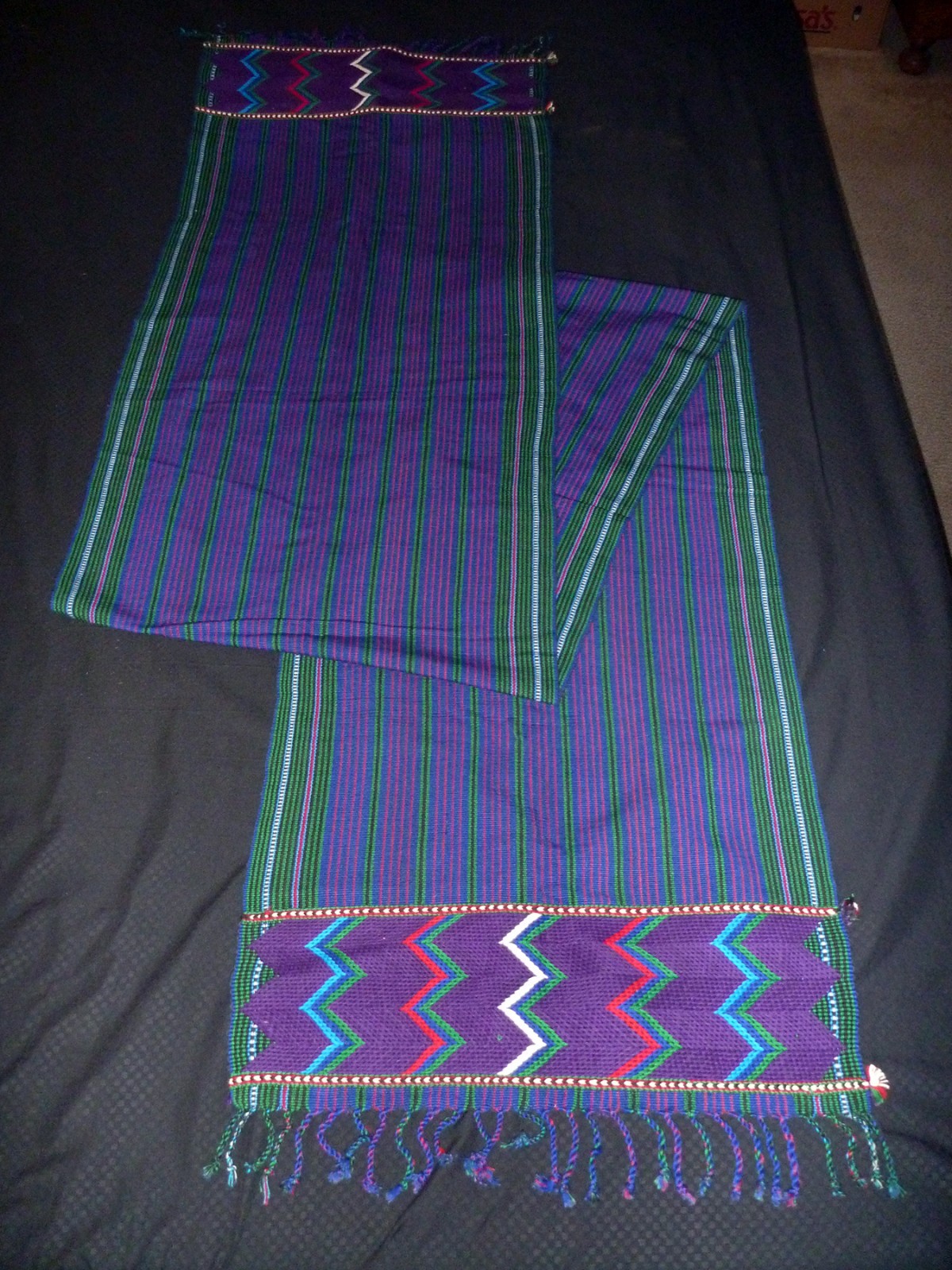 Vintage Guatamalan Table Runner 94” x 18” Vintage Guatamalan Table Runner 94” x 18”
