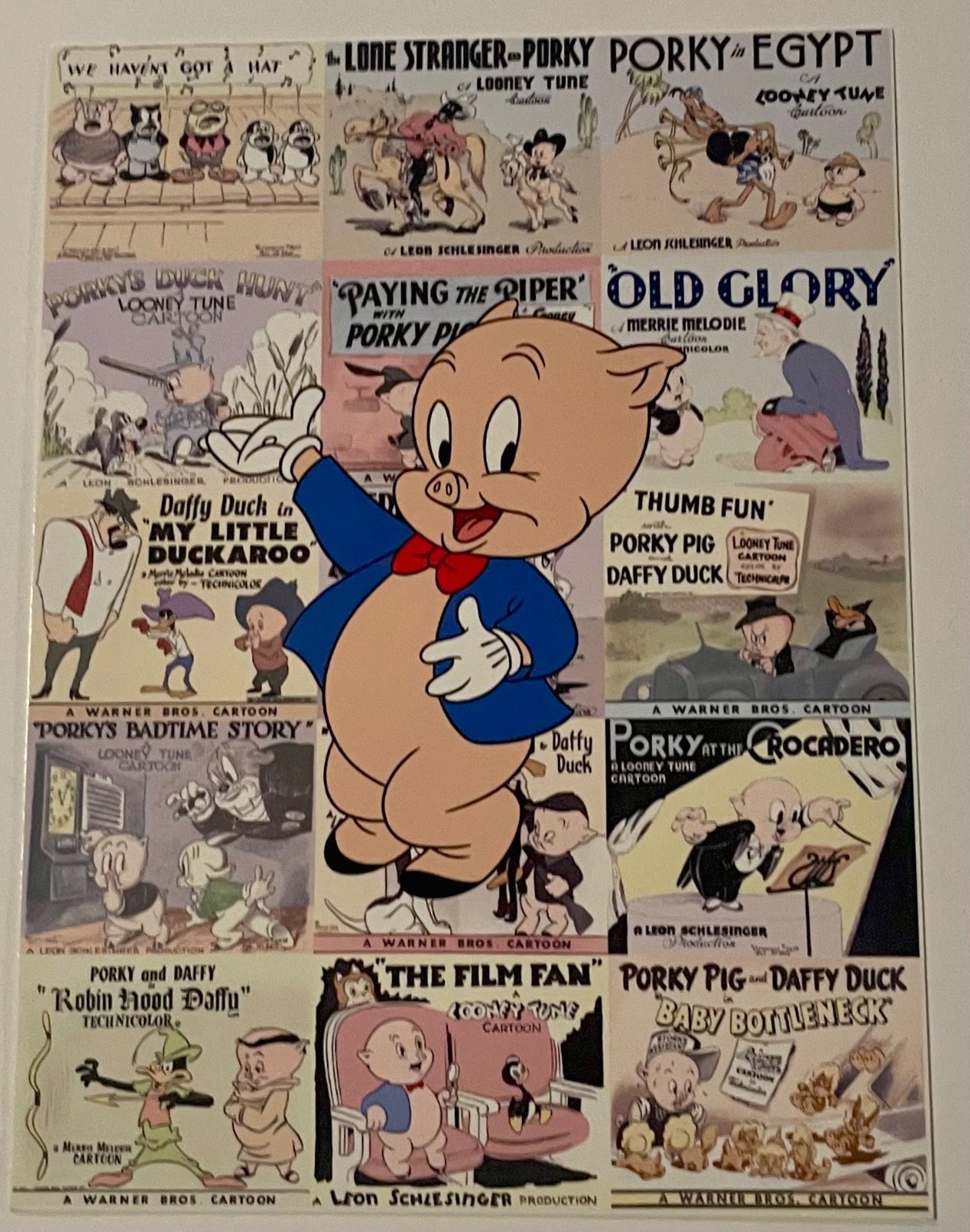 Warner Bros Porky Pig Promo Gallery Lobby Card Clampett