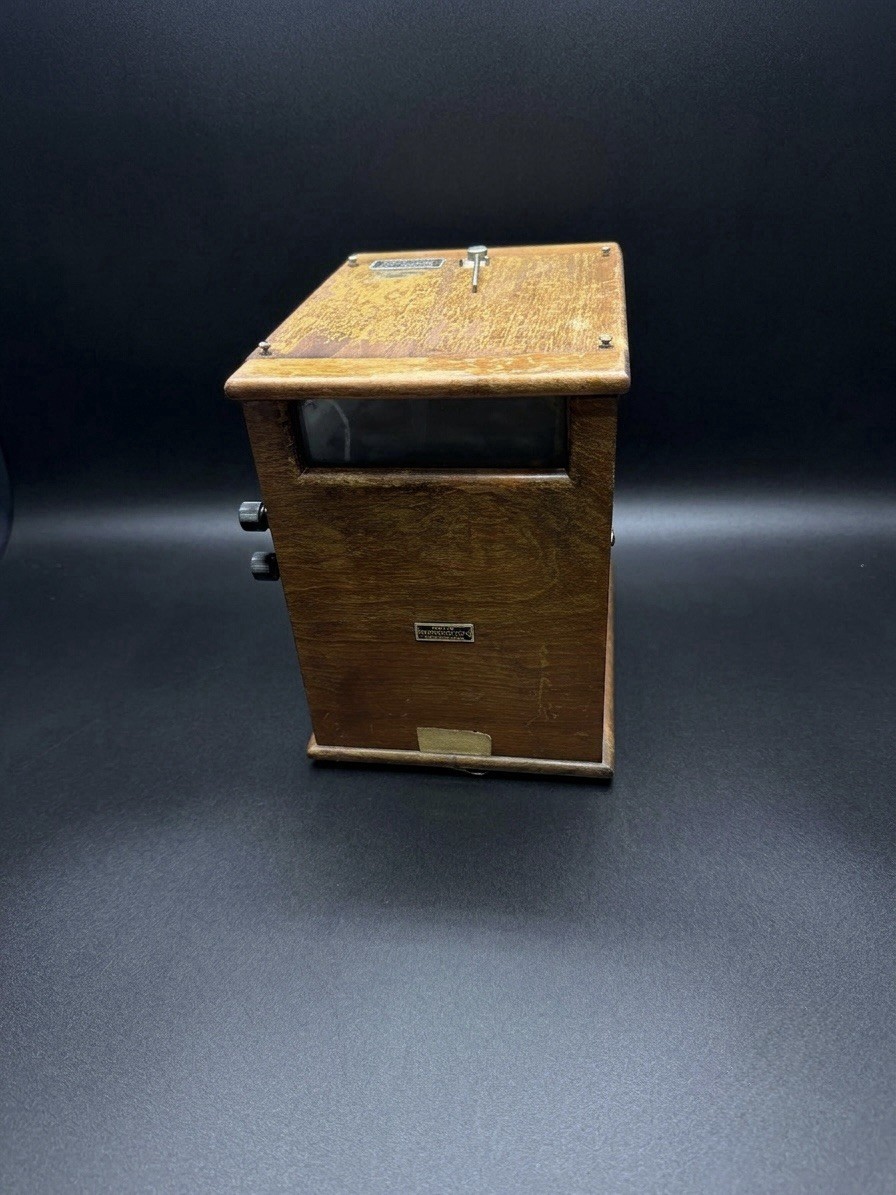 Antique Rubicon Co Galvanometer Wooden Case Voltmeter Instrument Philadelphia