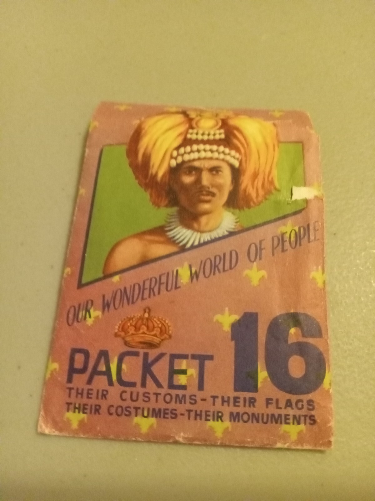 Vintage Our Wonderful World of People seals, labels, stickers packet #16