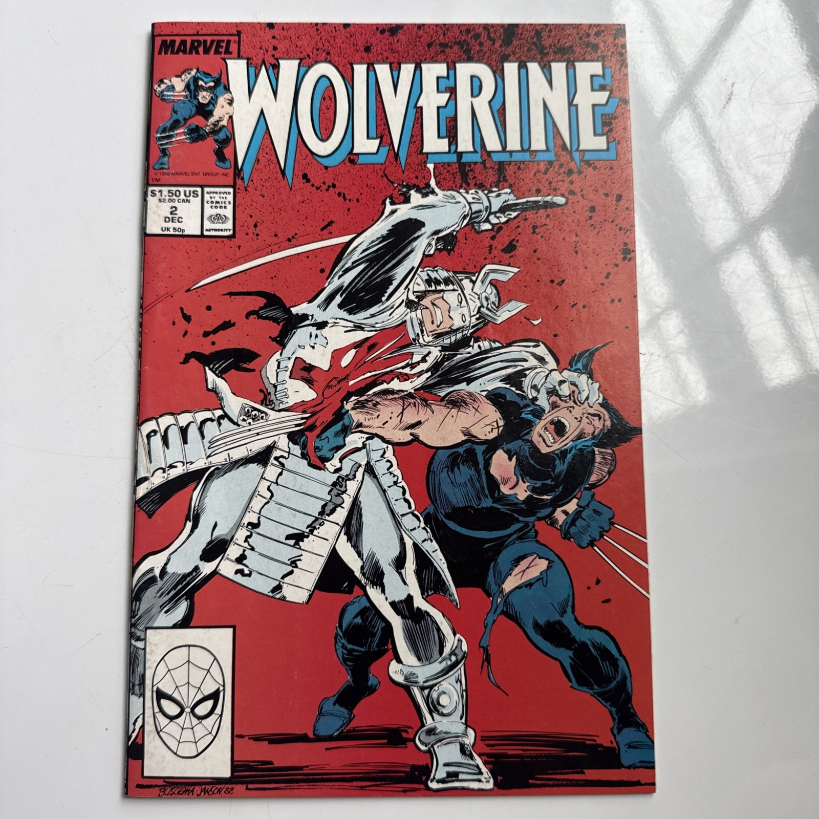 Wolverine #2 Dec. 1988 Marvel Comics