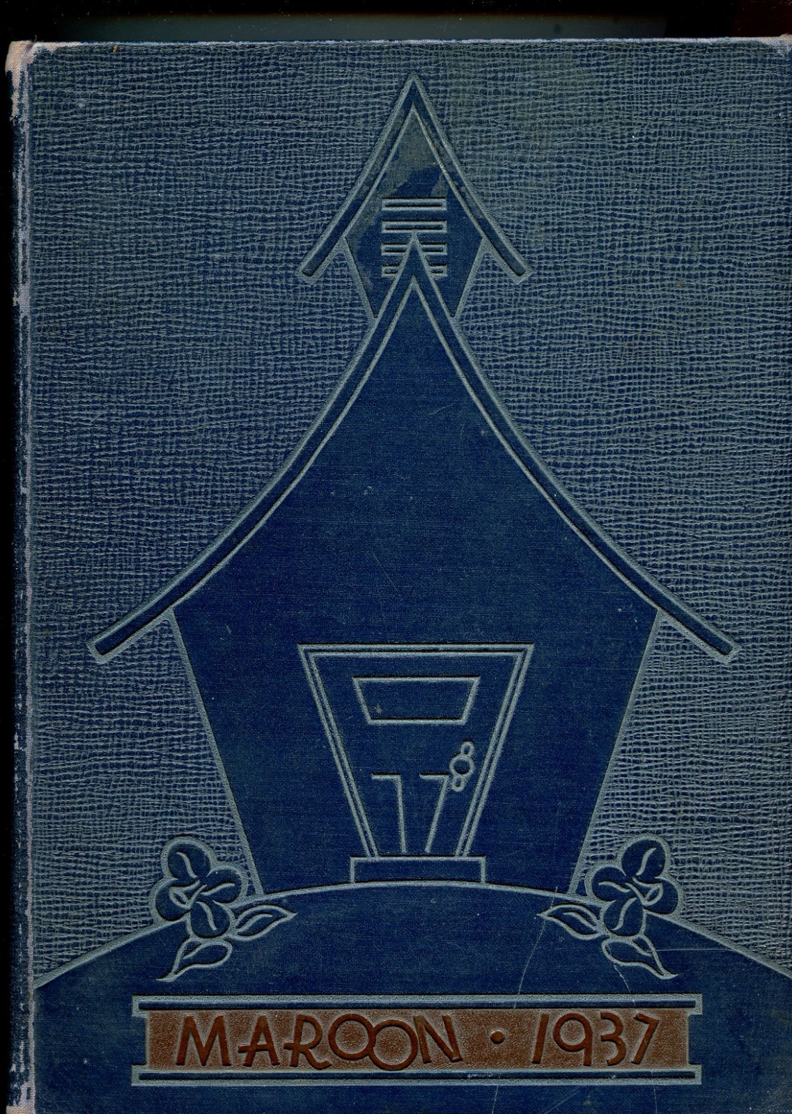 1937 Elgin High School Original Yearbook, Elgin, Illinois, Nice Cond