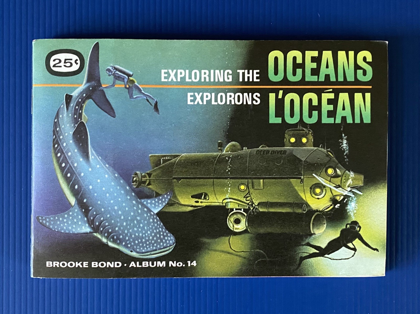 Vintage Canadian Brooke Bond Complete Official Album No. 14 Exploring The Oceans