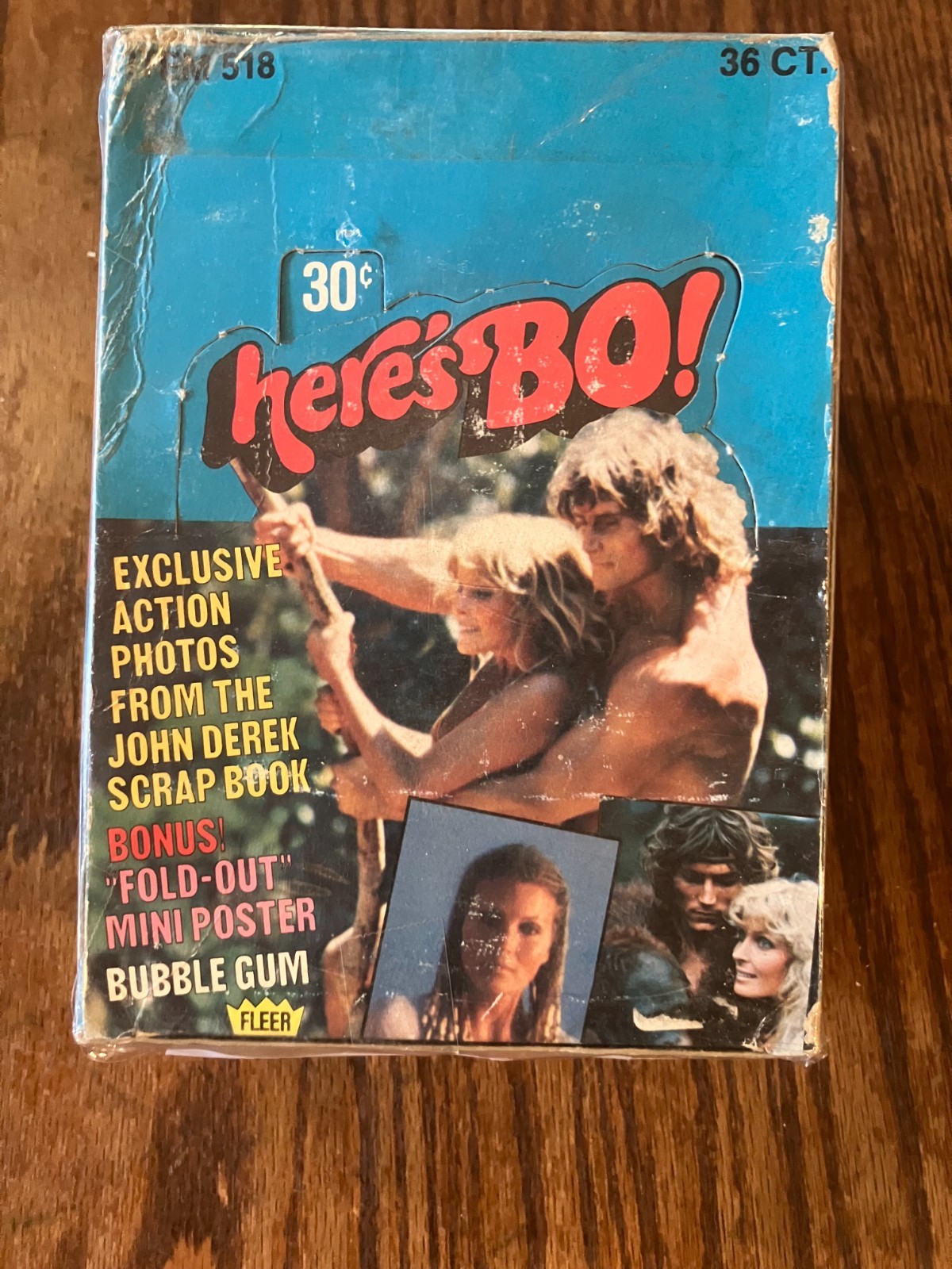 HERE\'S BO      UNOPENED BOX of 36 packs   1981 FLEER.