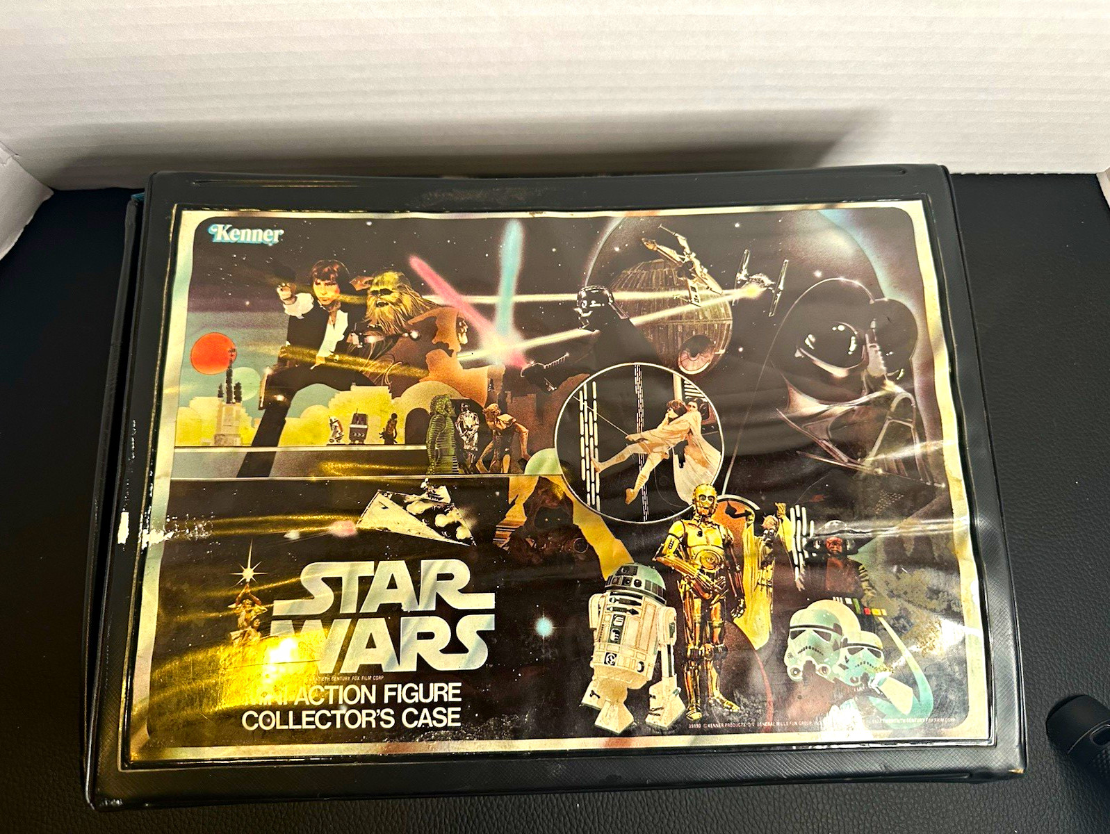 Kenner Star Wars 1977 Vintage Action Figure Collector's Case w/ Mixed Figure Lot