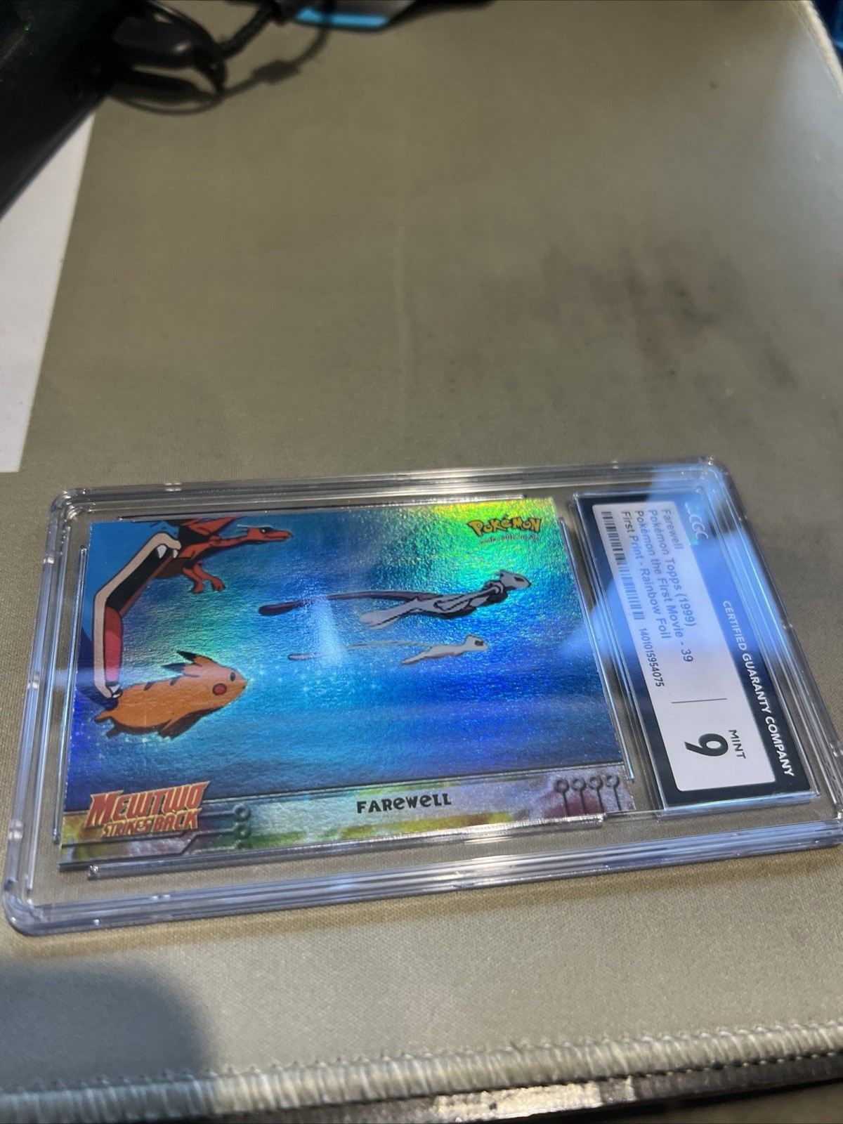 Topps 1999 #39 Farewell First Print Rainbow Foil CGC 9 🔥 NO HIGHER GRADE POP 4
