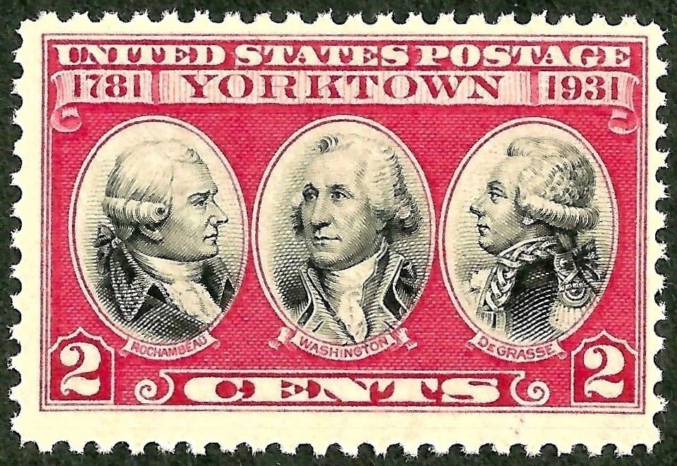 George Washington 1931 Revolutionary War commemorative US postage stamp MINT