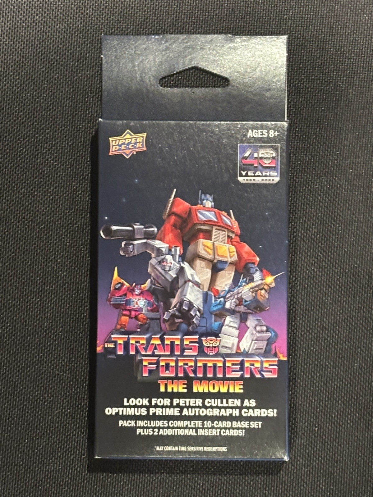 2026 Upper Deck Transformers The Movie Special Edition Hanger Box New Sealed 2026 Upper Deck Transformers The Movie Special Edition Hanger Box New Sealed