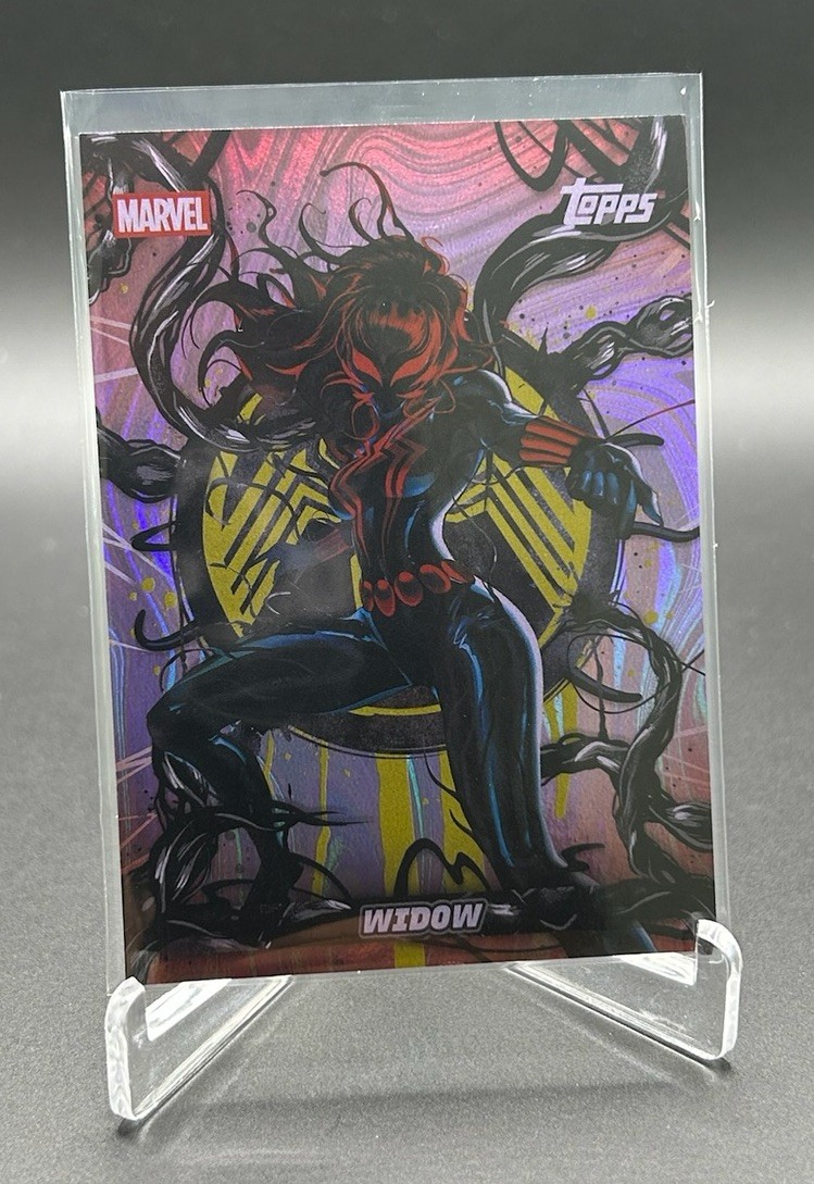 2026 Topps Mint Marvel Widow #MS-29 Mass Symbiote Takeover SP 2026 Topps Mint Marvel Widow #MS-29 Mass Symbiote Takeover SP