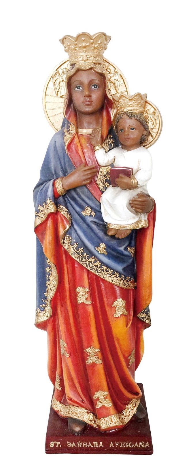Santa Barbara la Africana estatua 12 pulgadas St. Barbara African Statue 12 inch