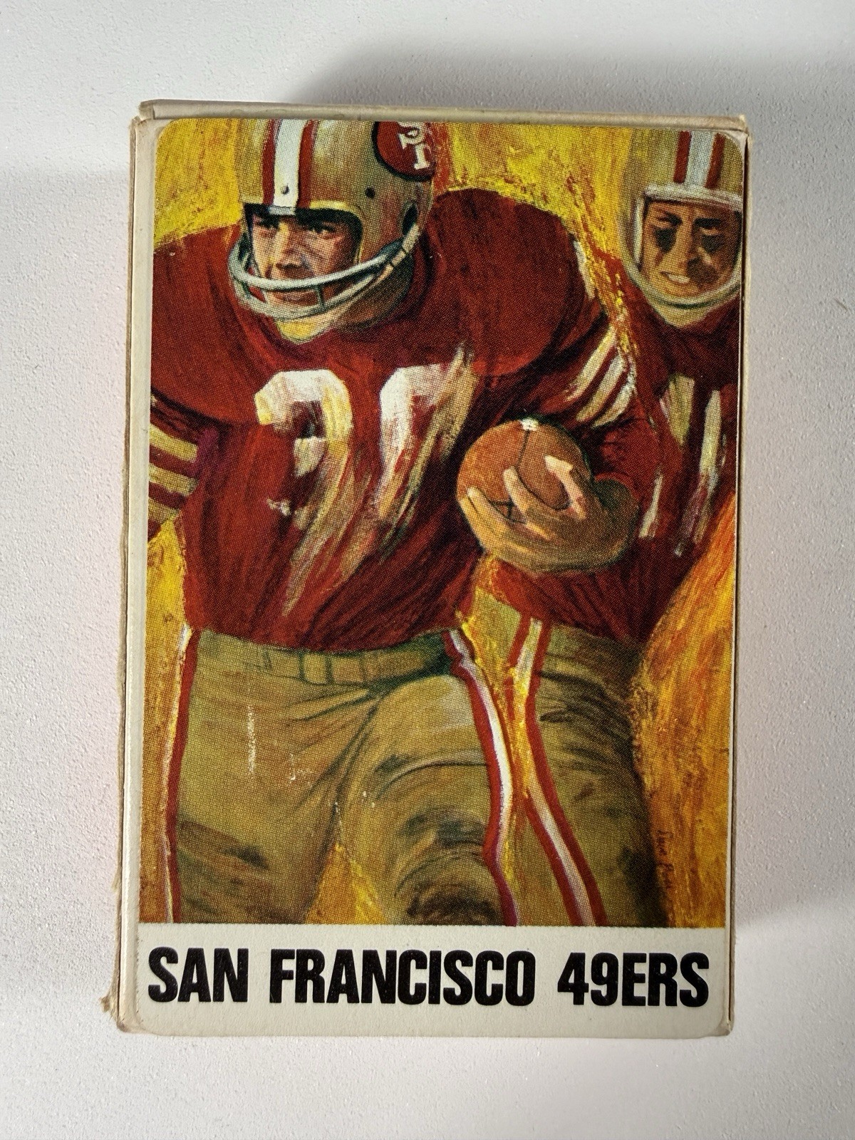 Vintage 1960s StanCraft San Francisco 49ers Dave Boss NFL Playing Cards (READ)