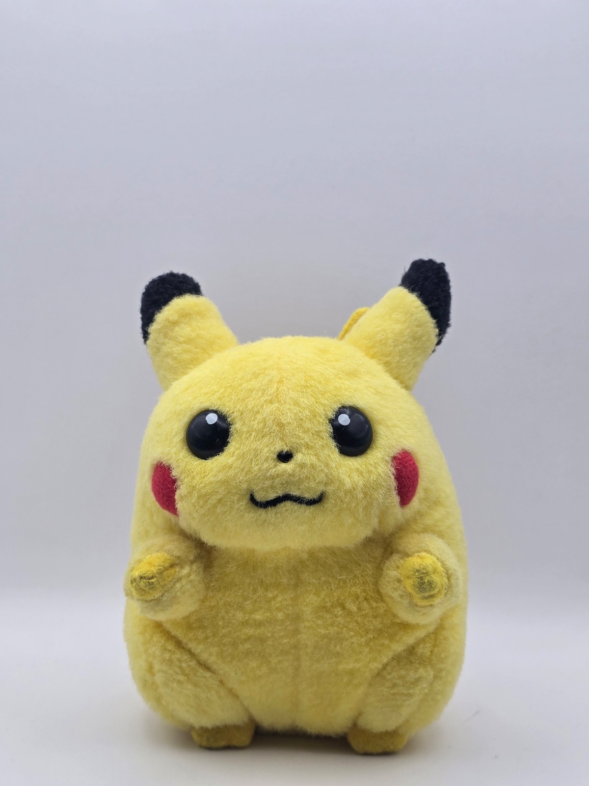 RARE Pokemon Pikachu Squeeze Squeaky Sound Tomy Plush 6\