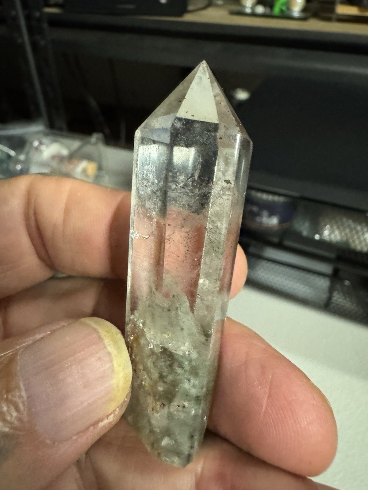 7876 Garden Quartz Point 2.5”T .8”W Wt. 1 Oz.