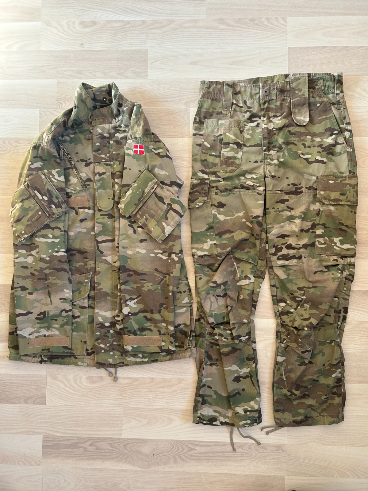 Genuine Danish Army M/11 Multicam Combat Uniform Set Jacket & Trousers 9/13