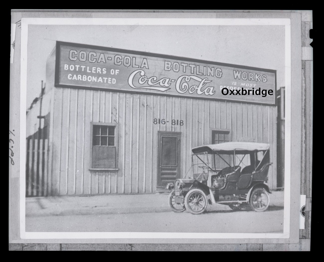 Coca Cola Bottling Works 1920 Local Factory Plant CompanyPhoto Negative Q9963