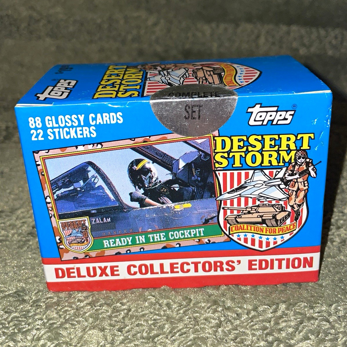 1991 Topps Desert Storm Deluxe Collector\'s Edition Factory-Sealed Set