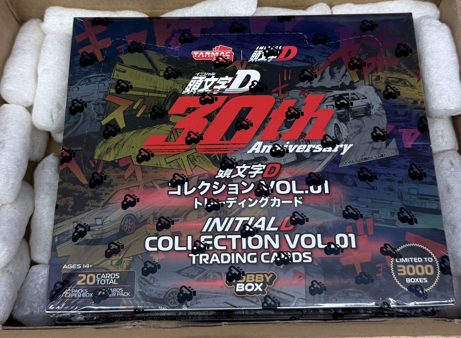 Tarmac Works TC-IDC-H01 Initial D Collection Vol.01 - 30th Anniversary Hobby Box