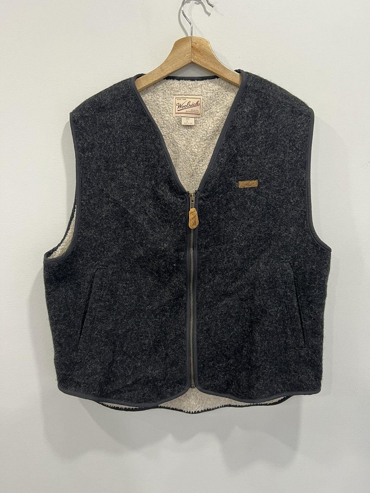 Vintage Woolrich Wool Vest jacket sweater Vintage Woolrich Wool Vest jacket sweater
