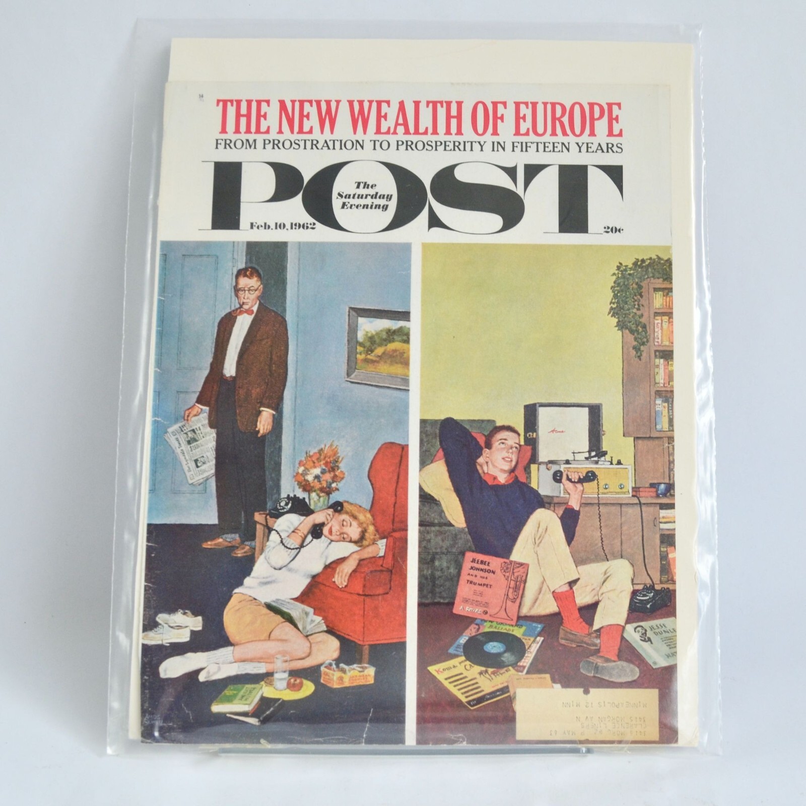 The Saturday Evening Post Magazine COVER February 10 1962