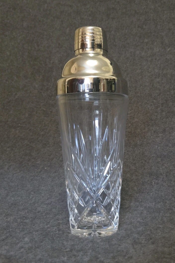 Crystal Cut Martini Shaker 