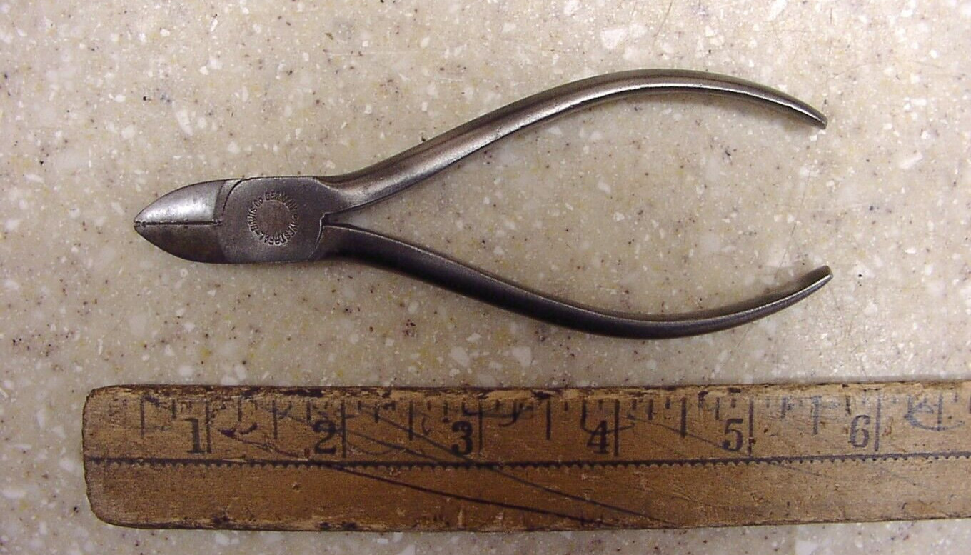 Vntg Westphal-Davis Co. Germany Diagonal Cutting Pliers,Dykes,5-1/8\ Vntg Westphal-Davis Co. Germany Diagonal Cutting Pliers,Dykes,5-1/8\