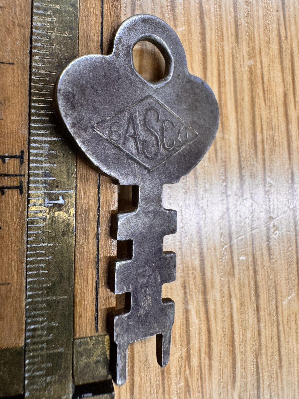 🌿 🗝️ Vintage Car Automobile Ignition Key marked BASCO 🌿 🗝️ Vintage Car Automobile Ignition Key marked BASCO