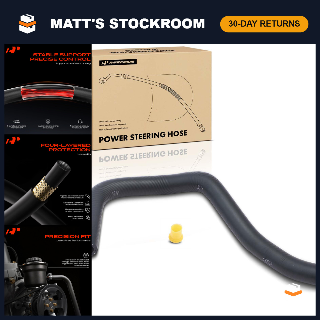A-Premium Power Steering Reservoir Hose Assembly Compatible with Nissan