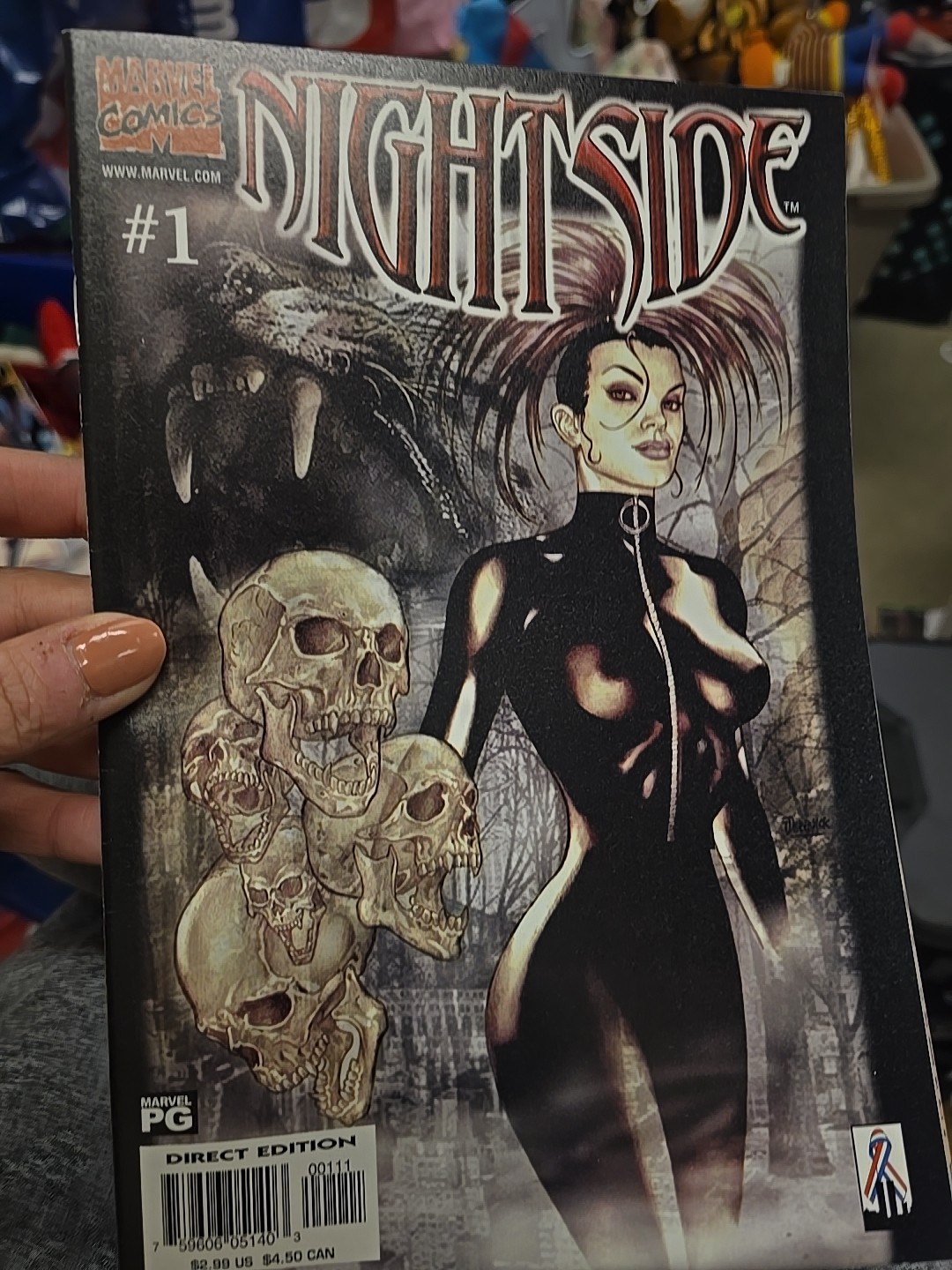 NIGHTSIDE #1- MARVEL COMICS - 2001 - VF