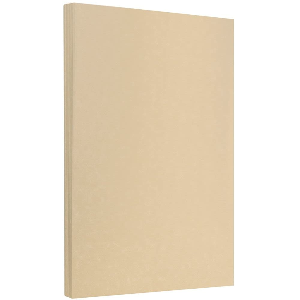 JAM PAPER Legal Parchment 24lb Paper - 90 Gsm - 8.5 x 14 - 100 Sheets/Pack