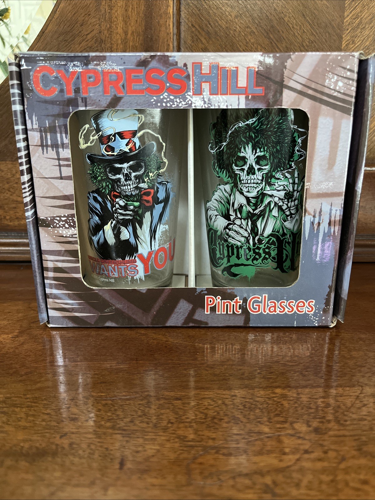 Cypress Hill Set of Two Pint Glasses 