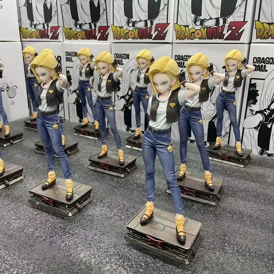 ANE Studio Dragon Ball Android 18 Model IN STOCK Painted H23cm Collection New ANE Studio Dragon Ball Android 18 Model IN STOCK Painted H23cm Collection New