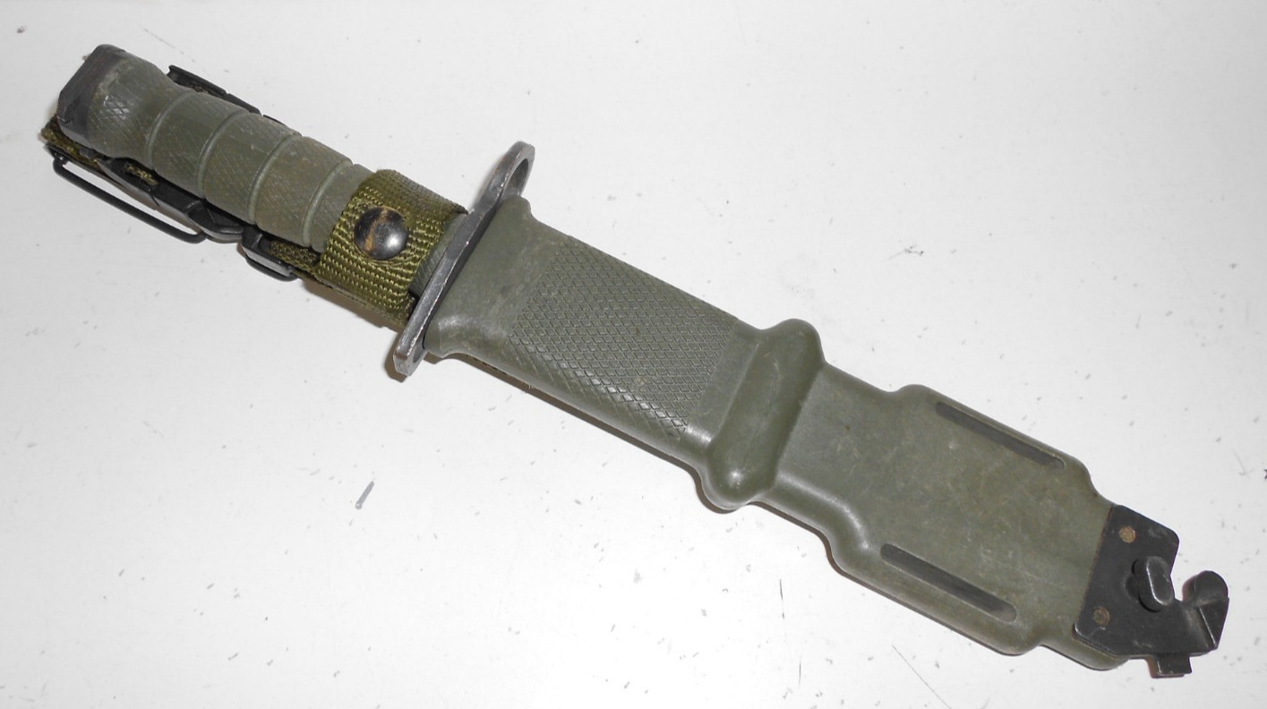 USGI OD Green Ontario Knife Co M9 Bayonet w/Scabbard 