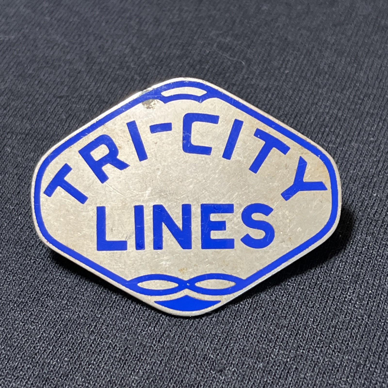 Vintage Hat Badge Tri City Lines Bus Taxi Driver Greyhound