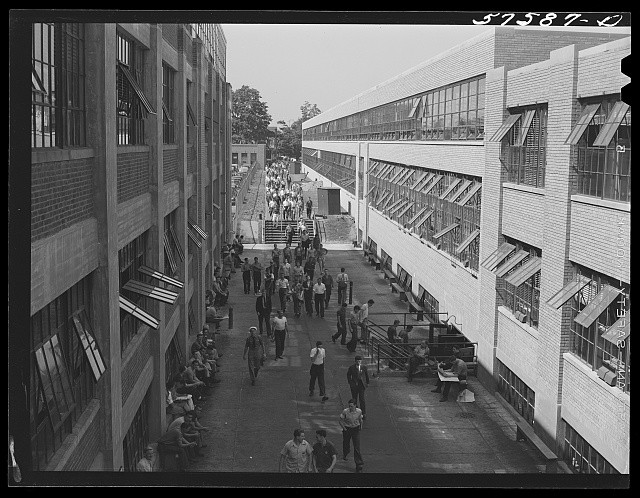 East Hartford Connecticut 1941 Pratt Whitney United Aircraft Shift Change