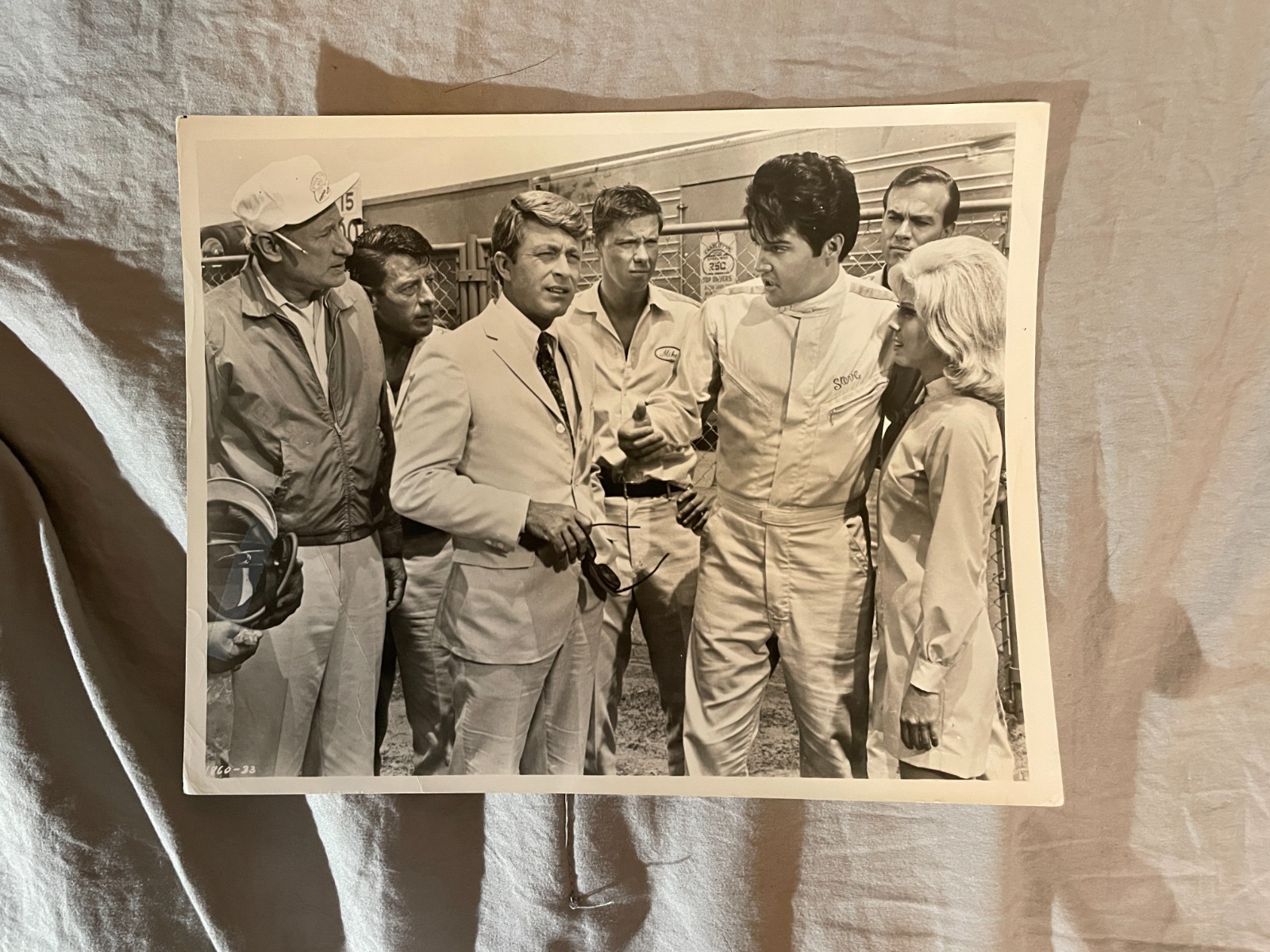 Elvis Presley 1968 Press Photo - Speedway Vintage B &W 8\