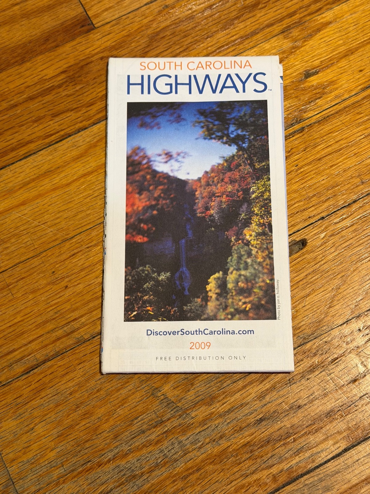 SOUTH CAROLINA HIGHWAYS Map 2009 Paper folding map