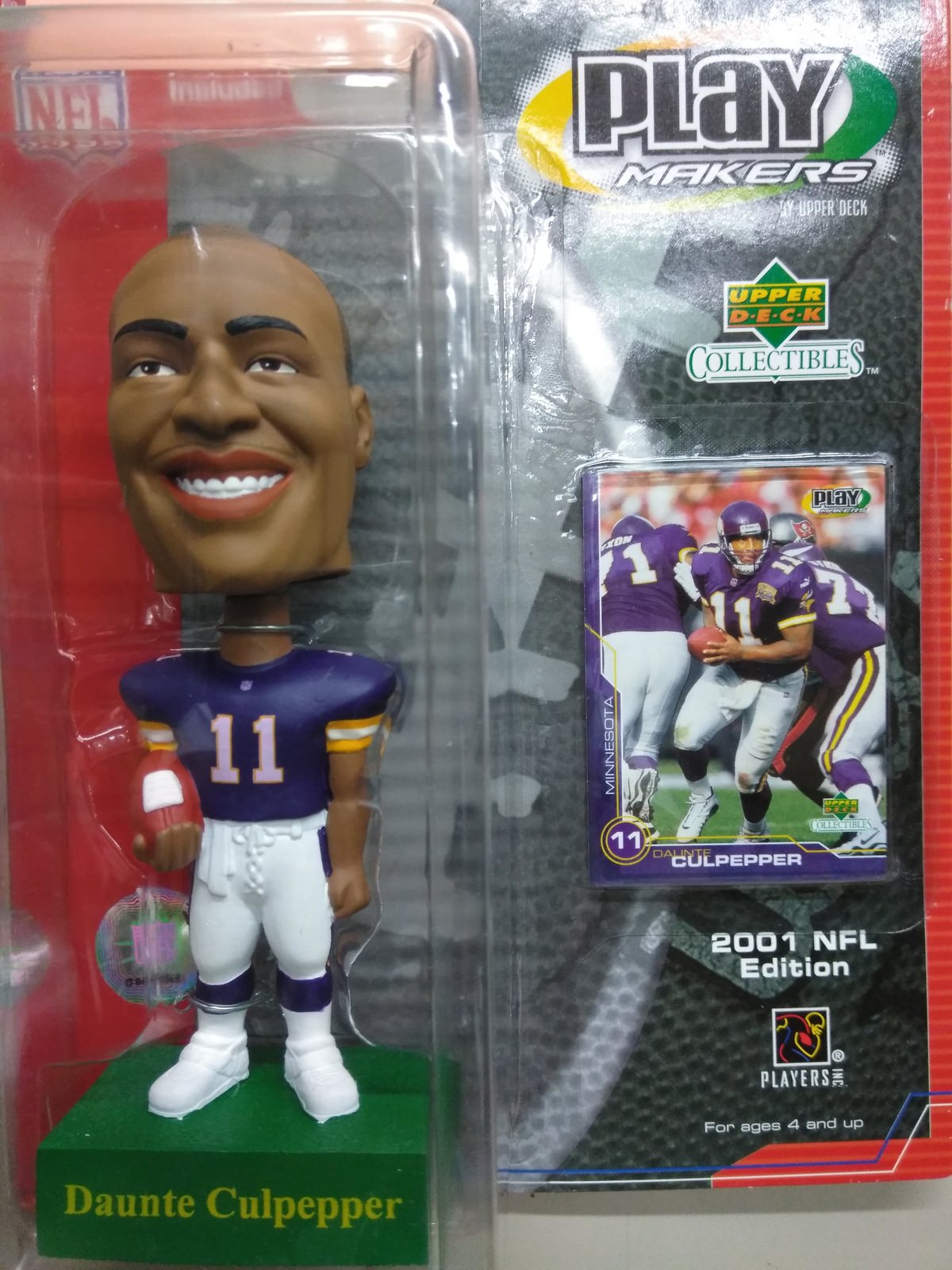 Daunte Culpepper 11 Minnesota Bobblehead Bobble head