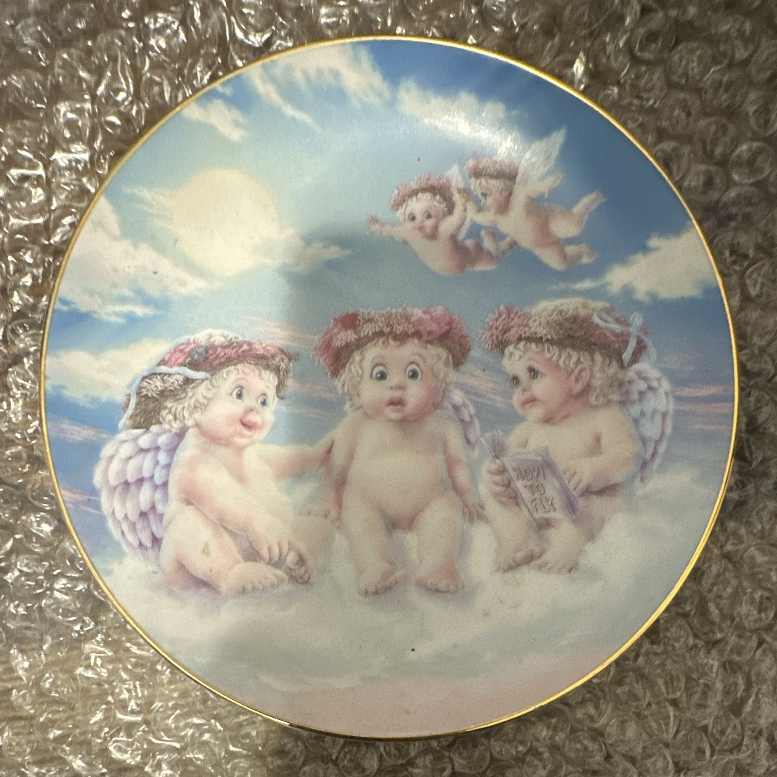 Vintage 1994 Angels Limited Edition Dreamsicles Plate Collection The Flying Vintage 1994 Angels Limited Edition Dreamsicles Plate Collection The Flying