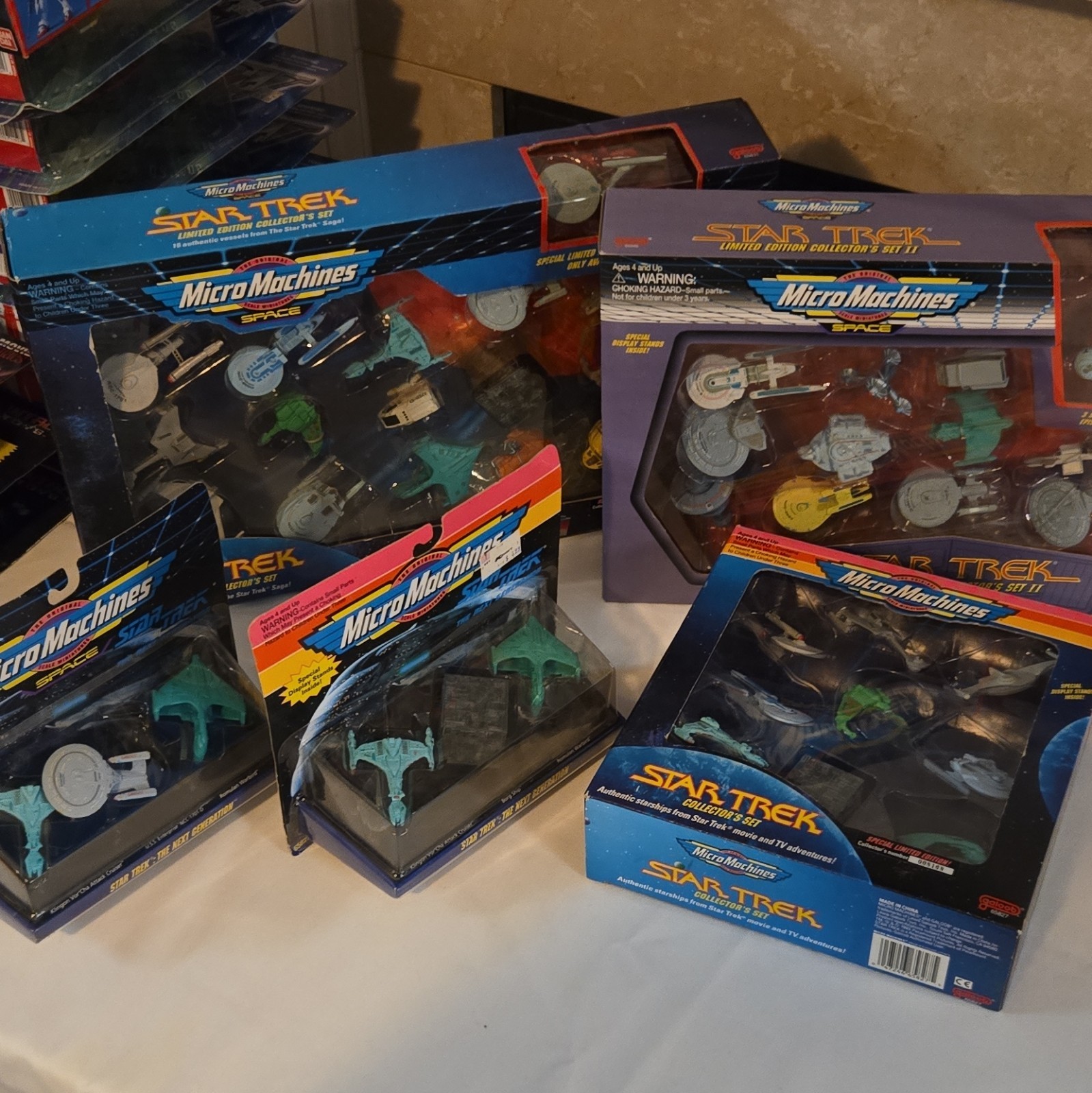 Micro Machines Star Trek TNG Collector's Set & Limited Edition Set II...LOT OF 5 Micro Machines Star Trek TNG Collector's Set & Limited Edition Set II...LOT OF 5