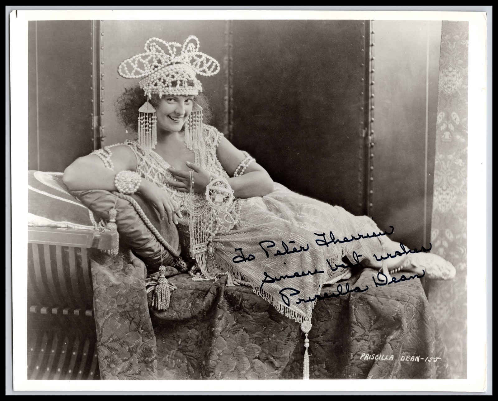 Priscilla Dean - Silent Screen Actress- 8x10 Photo - Signed | Autograph
