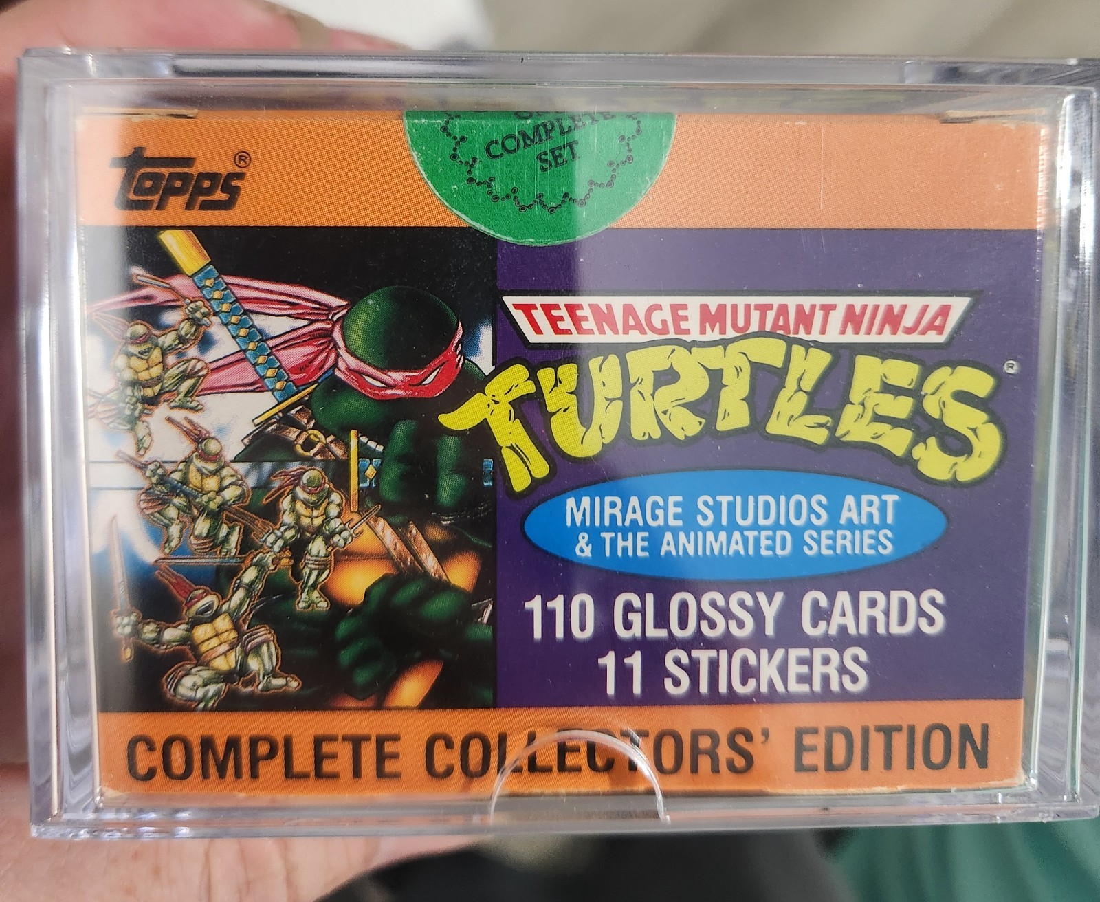 1989 Teenage Mutant Ninja Turtles Collector's Edition Sticker Sealed Box 1989 Teenage Mutant Ninja Turtles Collector's Edition Sticker Sealed Box
