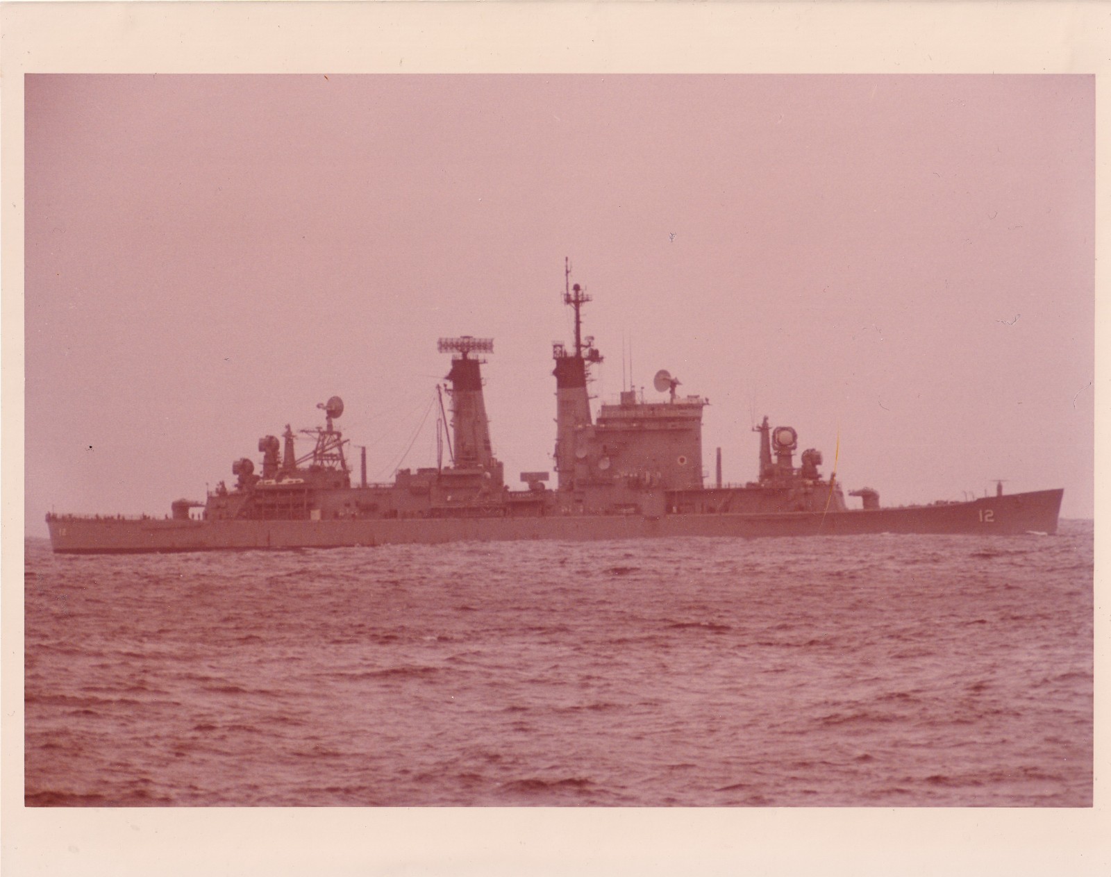 8x10 Original B&W Photo of an Unidentified Naval Ship