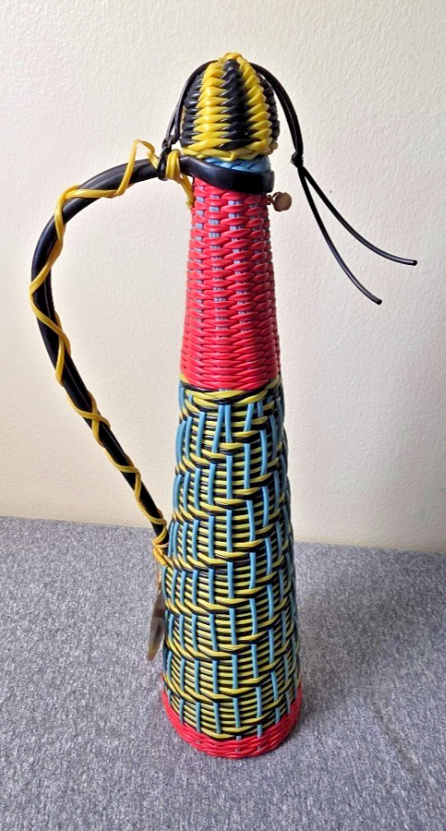 VTG Westwood 60s Mid-Century Modern Scoubidou wine Carafe Decanter Iberian Tag VTG Westwood 60s Mid-Century Modern Scoubidou wine Carafe Decanter Iberian Tag