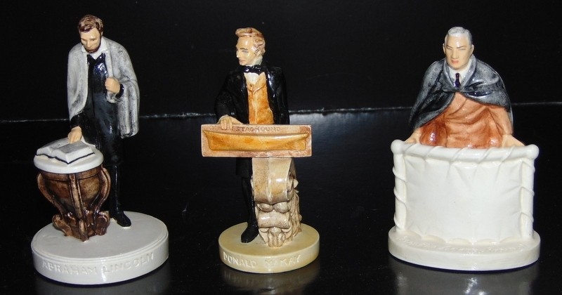Lot Sebastian Miniatures Franklin D Roosevelt Abraham Lincoln Donald McKay